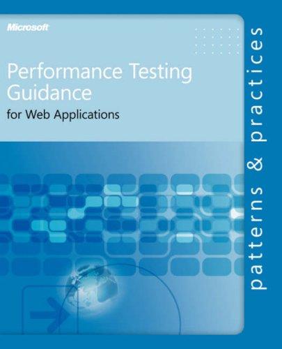Cover of Performance Testing Guidance for Web Applications