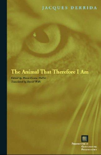 Cover of The animal that therefore I am