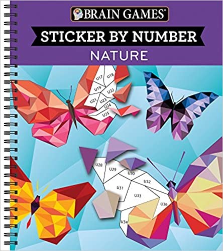 Cover of Brain Games - Sticker by Number: Nature