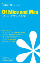 Cover of Of Mice and Men SparkNotes Literature Guide