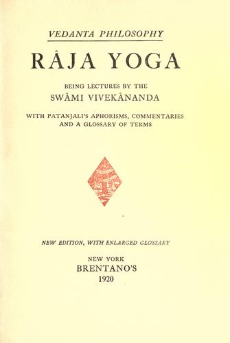Cover of Raja-yoga