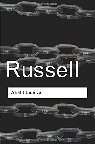 Cover of What I believe