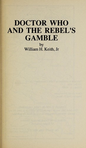 Cover of Doctor Who and the Rebel's Gamble