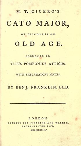 Cover of On Old Age, On Friendship & On Divination