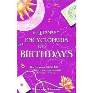 The Element Encyclopedia Of Birthdays