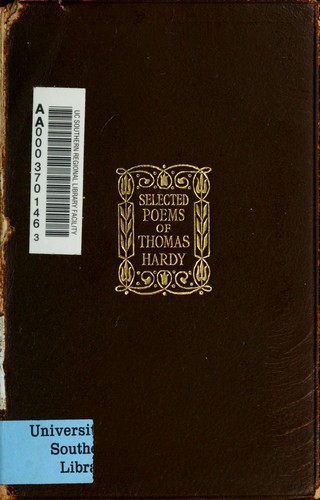Cover of Selected Poetry