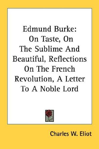 Cover of Edmund Burke
