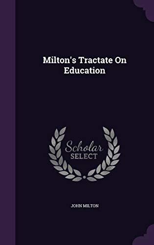 Cover of Milton's Tractate On Education