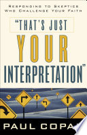 That's Just Your Interpretation