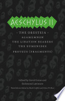 Cover of Aeschylus II