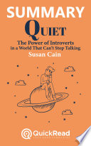 Cover of Summary of "Quiet" by Susan Cain - Free book by QuickRead.com