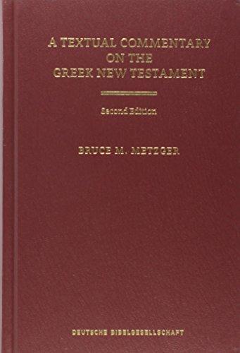 Cover of A Textual Commentary on the Greek New Testament (Ancient Greek Edition)