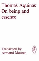 Cover of On Being and Essence