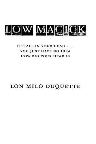 Cover of Low Magick