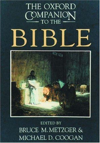 Cover of The Oxford companion to the Bible