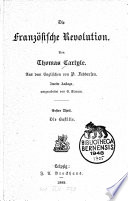 Cover of Die Franzosische Revolution