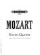 Quartette fur Klavier, Violine, Viola und Violoncello