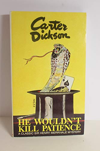Cover of He Wouldn't Kill Patience