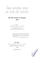 Cover of The Gospel for an Age of Doubt