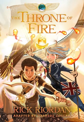 Cover of The Throne of Fire: The Graphic Novel
