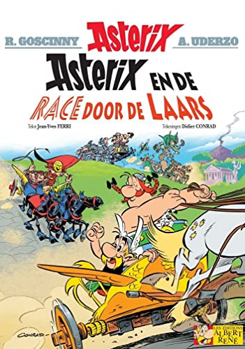 Cover of Asterix en de race door de Laars