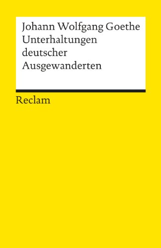 Cover of Unterhaltungen deutscher Ausgewanderten