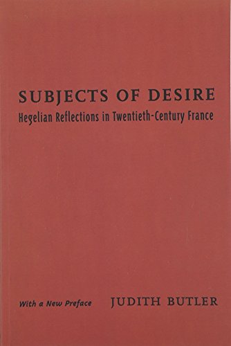 Subjects of Desire: Hegelian Reflections in Twentieth-Century France