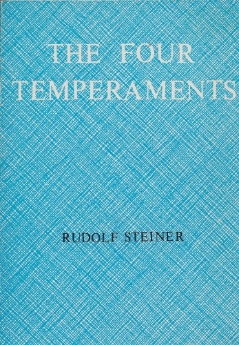 Cover of The Four Temperaments: 1 lecture, Berlin, March 4, 1909