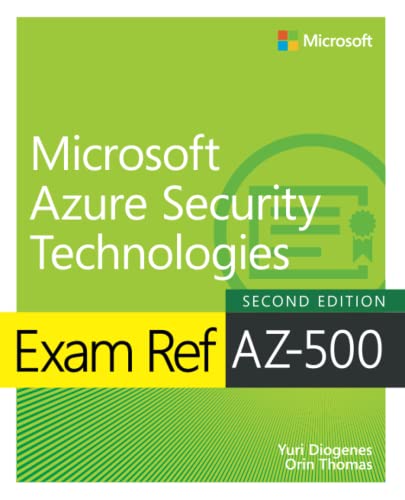 Cover of Exam Ref AZ-500 Microsoft Azure Security Technologies