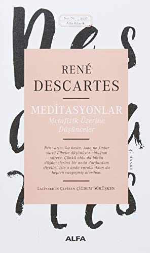 Cover of Meditasyonlar: Metafizik Uzerine Dusunceler