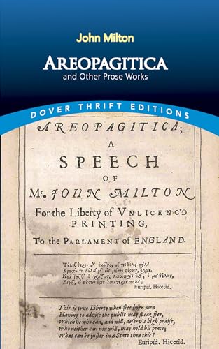 Cover of Areopagitica and Other Prose Works