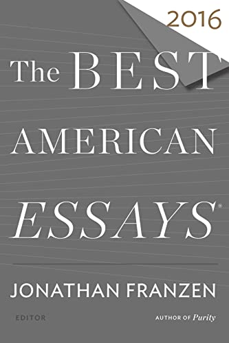 Cover of The Best American Essays 2016