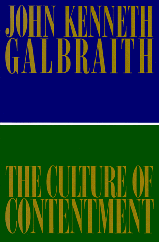 Cover of The Culture of Contentment