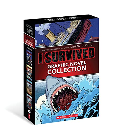 Cover of I Survived Graphic Novels #1-4: A Graphix Collection