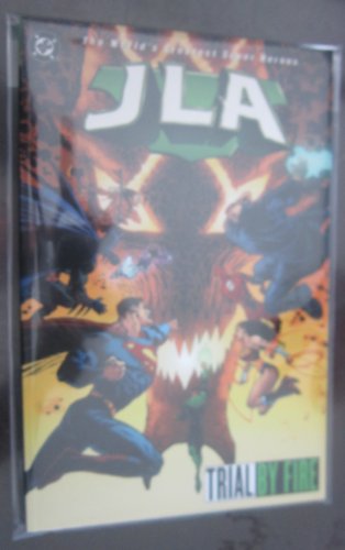 Cover of JLA, Vol. 14: Trial by Fire