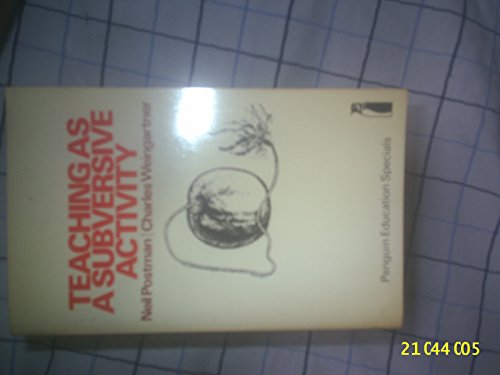 Cover of Teaching as a Subversive Activity