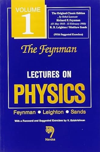 Cover of Feynman Lectures on Physics: Mainly Mechanics, Radiation and Heat: v. 1 [Dec 01, 2008] Richard P. Feynman; Robert B. Leighton; Mattlew Sands and V. Balakrishnan