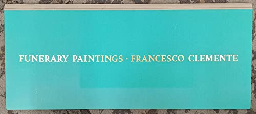 Cover of Francesco Clemente: Funerary Paintings