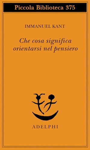 Cover of Che cosa significa orientarsi nel pensiero