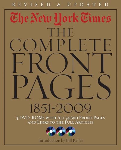 Cover of New York Times:The Complete Front Pages 1851-2009 Updated Edition