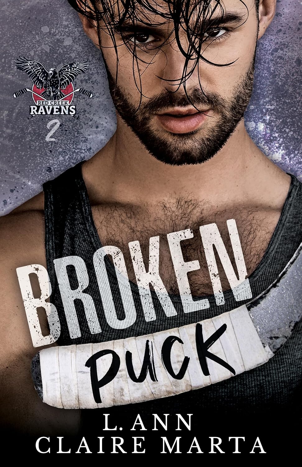 Cover of Broken Puck: A High School Hockey Bully Second Chance Romance