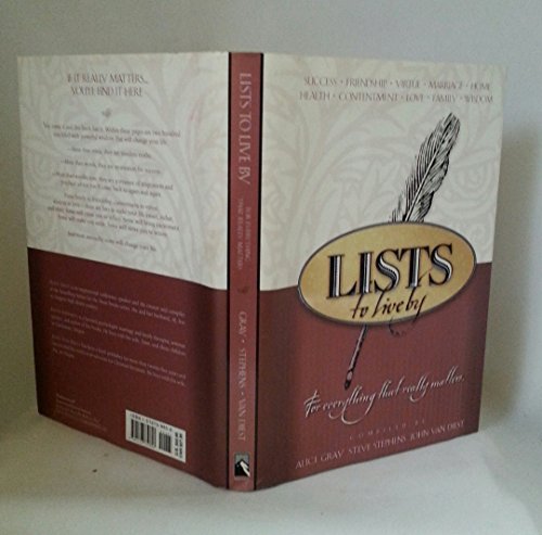 Cover of Lists to Live By: The First Collection Special Edition Books are Fun