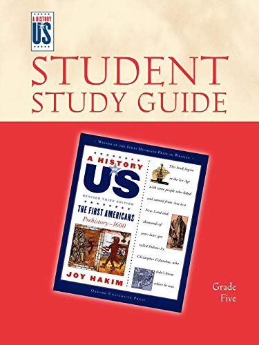 Cover of The First Americans: Elementary Grades Student Study Guide, A History of U.S. Book 1