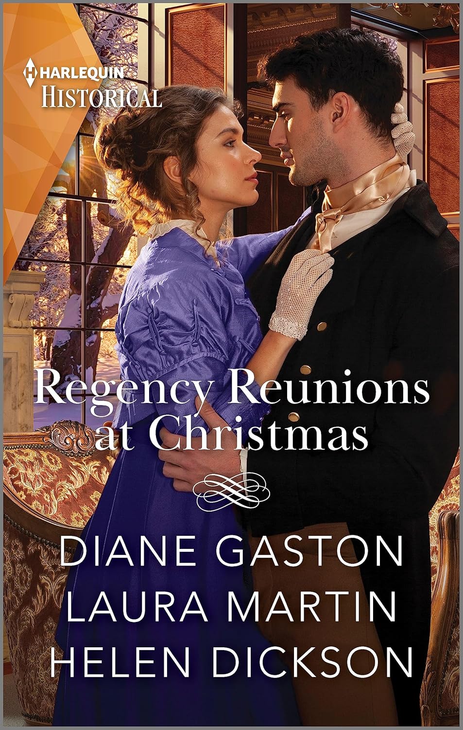 Cover of Regency Reunions At Christmas: The Major's Christmas Return / A Proposal for the Penniless Lady / Her Duke Under the Mistletoe