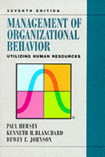 Cover of Management of Organizational Behavior: Utilizing Human Resources