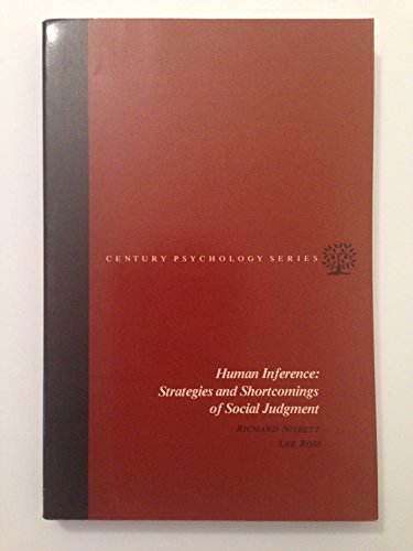 Human Inference: Strategies and Shortcomings of Social Judgement