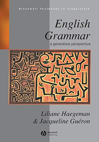 Cover of English Grammar: A Generative Perspective