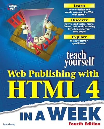 Teach Yourself Web Publishing With Html in a Week