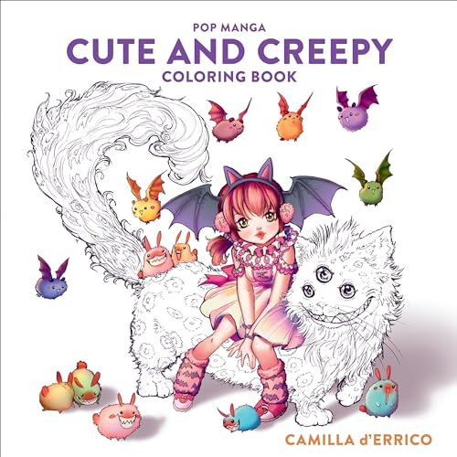 Cover of Pop Manga Cute and Creepy Coloring Book