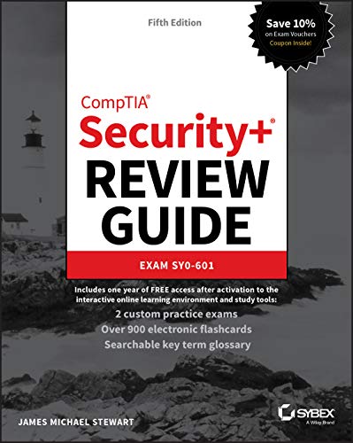 Cover of CompTIA Security+ Review Guide: Exam SY0-601